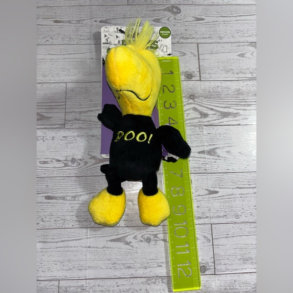 Peanuts Woodstock Halloween Collection Pet  Dog Toy Black Yellow 9” - Picture 12 of 12